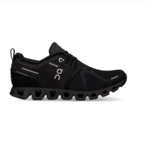 On Cloud 5 Waterproof Black Bungee Slip On Running Sneaker Women's Sz 8 (GUC)